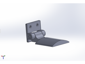 pieghevole cuffia titolare supporto cuffie appendiabiti 3d print model - Mito3D