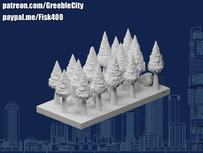 Greeblecity nacional parque secoya 3d print model - Mito3D