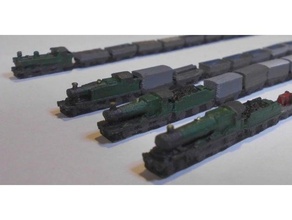 gauge gwr steam locomotives static models model train locomotive 3d print model - Mito3D