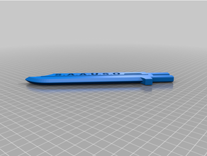 anti koro-sensei knife 3d print model - Mito3D