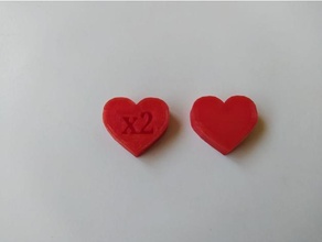 alvorecer zeds acertar marcador borda jogos coração símbolo 3d print model - Mito3D