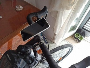 bike smartphone mount quick lock 3d print model - Mito3D
