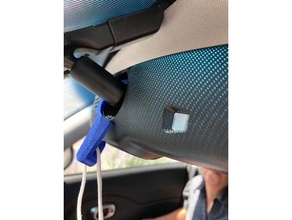 rearview mirror holder 3d print model - Mito3D