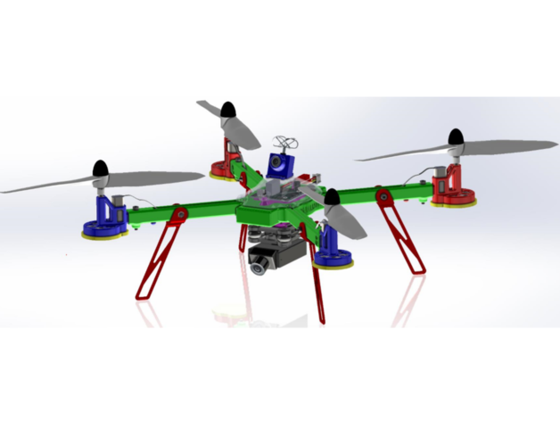 upgrade tarantula x6 quadcopter drone rc yizhan 3D print model - Mito3D