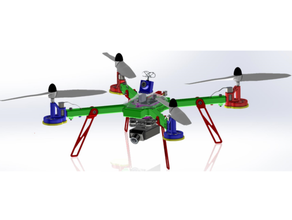 upgrade tarantula x6 quadcopter drone rc yizhan 3d print model - Mito3D