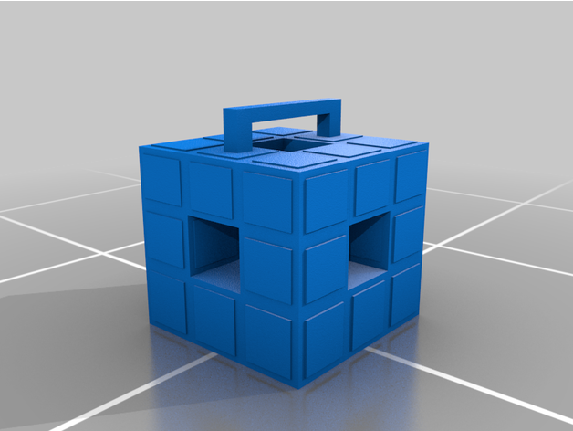 magia cubo llavero 3D print model - Mito3D