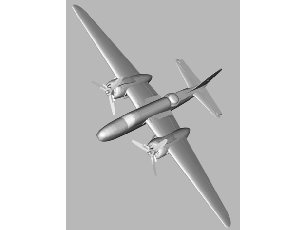 a-20 havoc airplane bomber plane ww2 wwii 3D print model - Mito3D