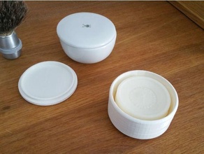shaving soap pot rasierschale razor safety wet 3d print model - Mito3D