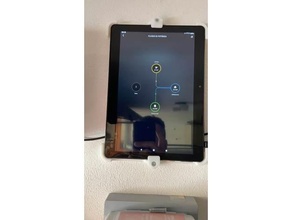 tablet wall support 3d print model - Mito3D