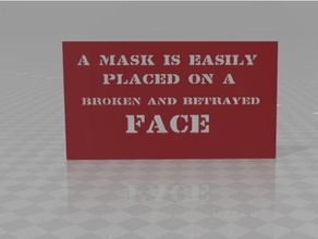 a maske kolayca 3d print model - Mito3D