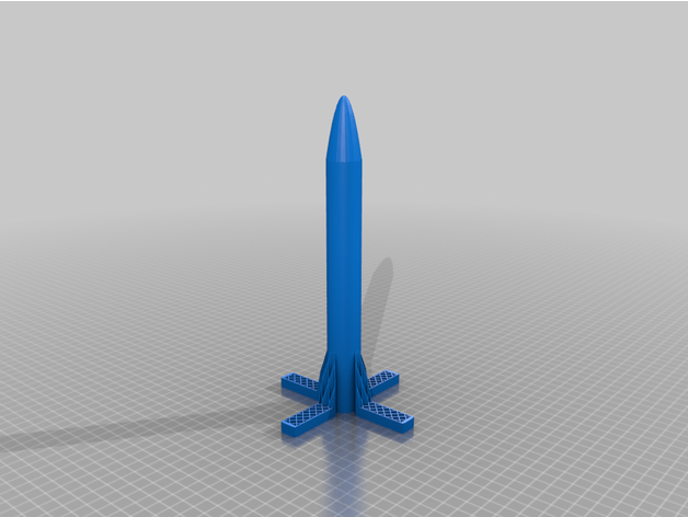 rocket proto mk1 fuse launch launcher military missile pod model nasa rocketry space spacex 3D print model - Mito3D