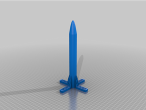 foguete proto mk1 fusível lançamento lançador militares míssil vagem modelo nasa foguetes espaço spacex 3d print model - Mito3D