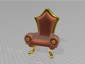 elegante silla 3d print model - Mito3D