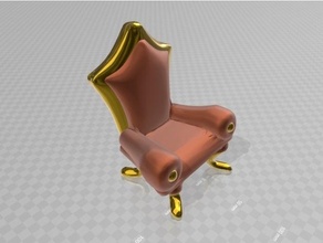elegant chair 3d print model - Mito3D