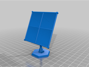 güneş panel 6mm minyatürler mini oyun dağılmak arazi güç masaüstü model savaş oyunu oyunları 3d print model - Mito3D