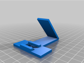 mobile stand minimal phone holder 3d print model - Mito3D