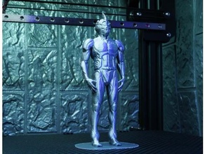 guyver support free action figure 3d print model - Mito3D