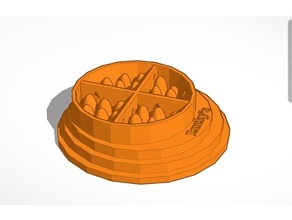 codorniz tazón agua polluelo mascota cuenco plato 3d print model - Mito3D