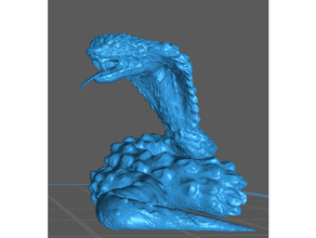 cthulhu-giantsnake monster cthulhu cobra dd dungeons dragons giant snake 3d print model - Mito3D