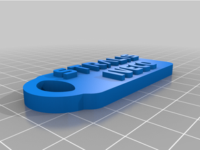 iveco keychain 3d print model - Mito3D