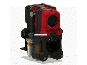 Voron art yakıcı binmek Bltouch adaptör ender 3 Creality ender3 3d print model - Mito3D