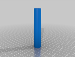 Cylindre oyuk Volet barre 3d print model - Mito3D