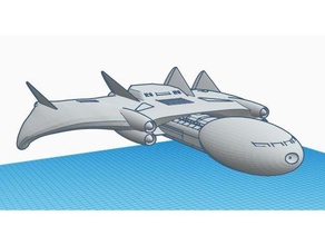 explorer class scout alien spaceship sci-fi science fiction scifi spaceships starship starships 3d print model - Mito3D