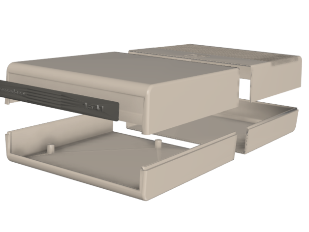 1541 mini commodore 64 floppy disk drive 3D print model - Mito3D