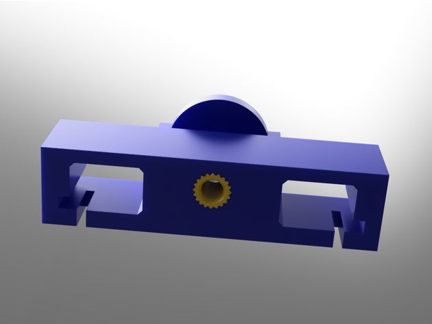 linear rail axis mod ender 3 - stronger belt adapter 3D print model - Mito3D