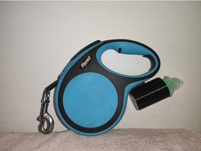 flexi leash waste bag tray dog 3d print model - Mito3D
