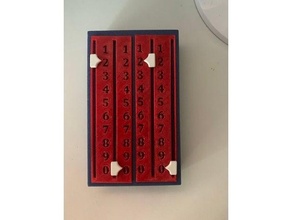 magic double deckbox lifecounter box card cardbox cards counter game life gathering 3d print model - Mito3D