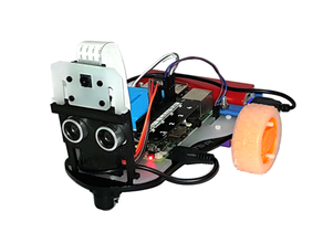 ultrasonique capteur monter sts pi framboise robot 3d print model - Mito3D
