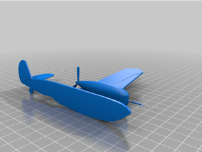 çan ymf 1 Airacuda uçak bombacı dövüşçü ww2 İkinci Dünya Savaşı 3d print model - Mito3D