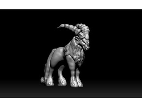 cornuto fantasia cavallo animale carina deco decorazione fantastico Femminile corno corna mitico domestico scifi giocattolo 3d print model - Mito3D