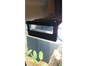 support lampe superfish slim led 45 pour aquarium 45cm fish tank 3d print model - Mito3D