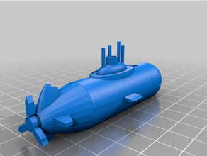 benchy submarine jolly 3d printing torture-test hard calibration test print 3d print model - Mito3D