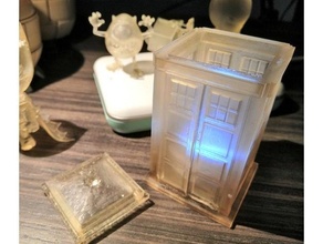 Tardis Box 2014 Capaldi Container Design Doctor Who Fan Art Deckel Modell maßstabgetreues 3d print model - Mito3D