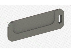 swipeable badge holder 3d print model - Mito3D
