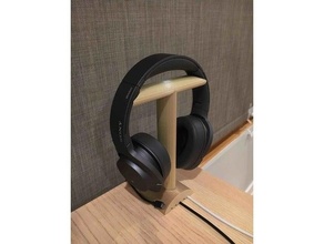 headphone stand + desk cable management 3d print model - Mito3D