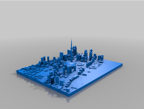 şehir merkezi Toronto cn kule 3d print model - Mito3D