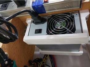 power supply mounting bracket 3d print model - Mito3D