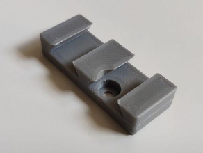 freeabl - tight double mount deep screw hole 3d print model - Mito3D