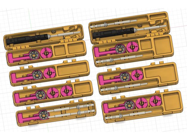ts100 Cas gaine options supporter souder bobine espace rangement ts 100 boîte titulaire soutien version ts80 ts80p 3D print model - Mito3D