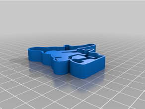 cortante galletita mauro avenida alberto desconsiderado Galleta cortador galletitas digitalizador makerbot 3d print model - Mito3D