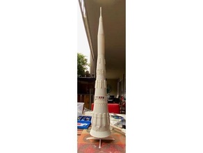 1 150th scale n1 flying model rocket hobby rocketry 3d print model - Mito3D