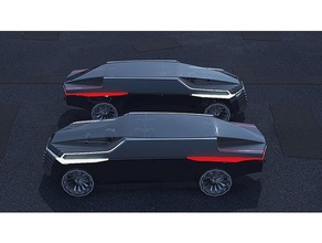 limo zrklimo car limousine zrk 3d print model - Mito3D