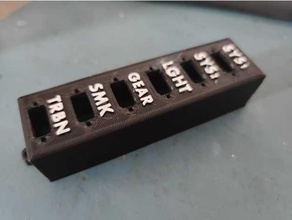 6 xt60 conectores monte 3d print model - Mito3D