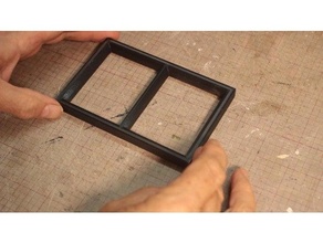 Hütte window Frames 3d print model - Mito3D