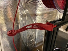 retorcido filamento guía rail ender 3 Pro 3d print model - Mito3D