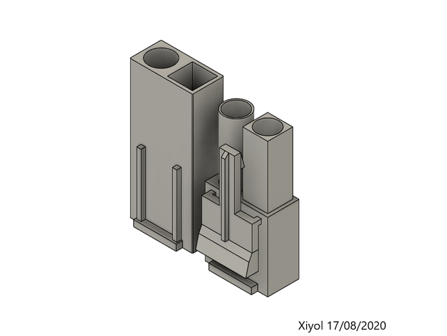 mini Tamiya conector 3D print model - Mito3D